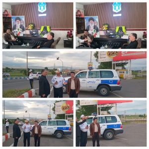 حضور معاون برنامه ریزی فرماندار مهندس واحدی در سطح حوزه استحفاظی پلیسراه سراب