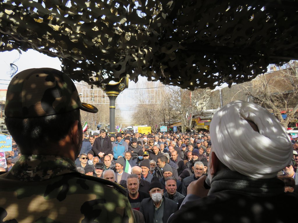 خروش سرابی ها در استان آذربایجان شرقی علیه مزدوران اسرائیل و آمریکا