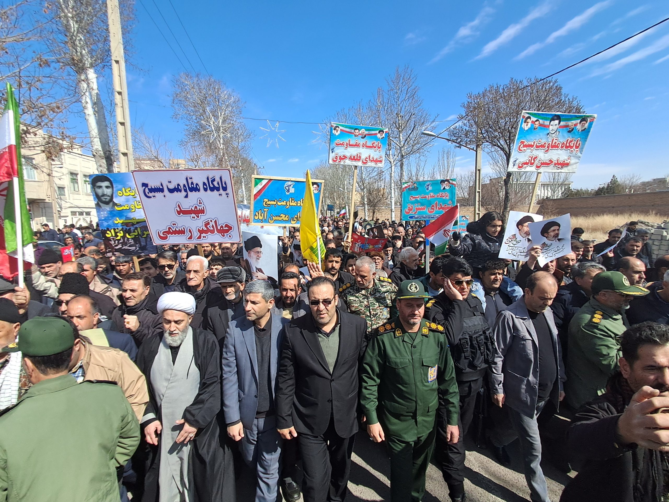 خروش حماسی مردم شهرستان سراب در روز قدس